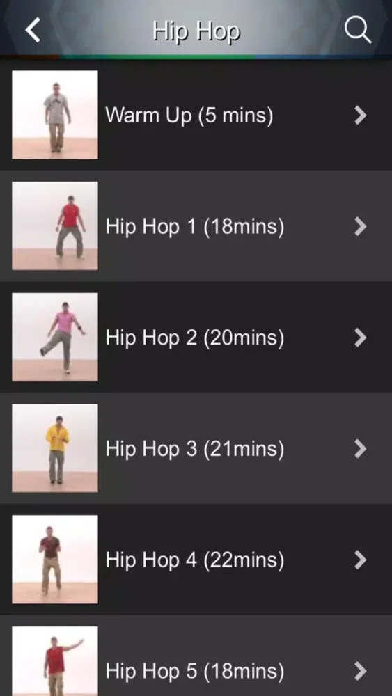 Captures d'écran de Spin Cycling Class Videos