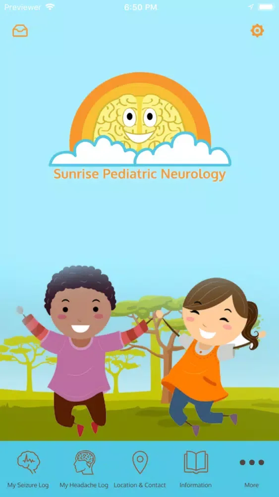 Tangkapan layar Sunrise Pediatric Neurology