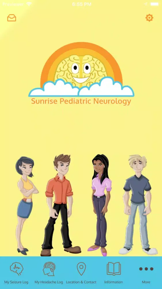 Tangkapan layar Sunrise Pediatric Neurology