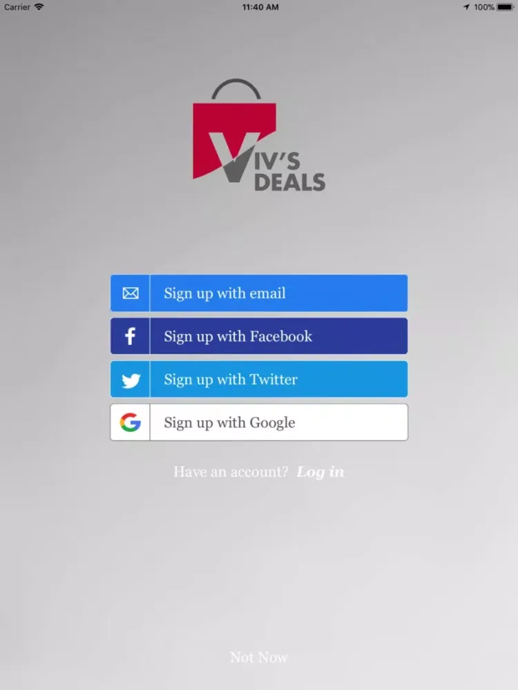 Viv's Deals iPad  スクリーンショット