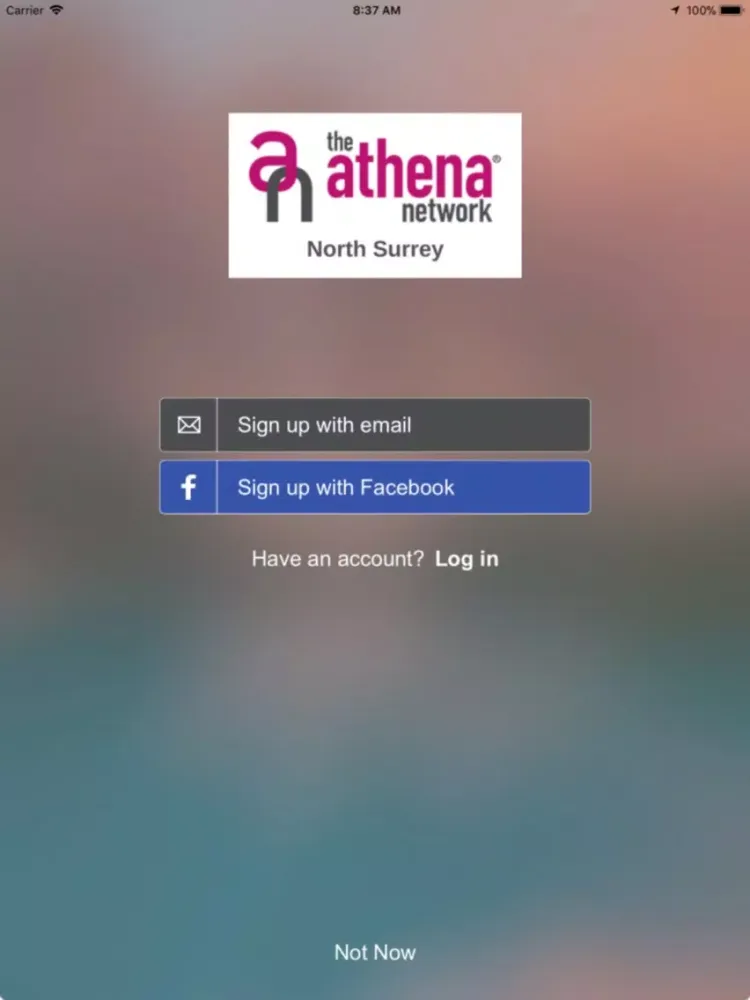 Athena Network North Surrey iPad 應用截圖