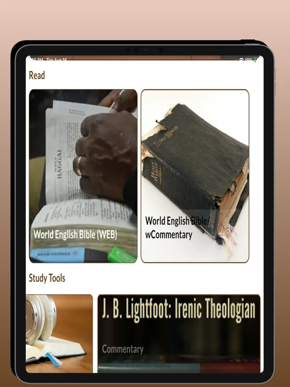 World English Bible WEB Audio iPad 應用截圖
