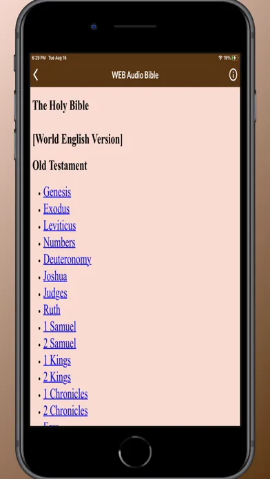 World English Bible WEB Audio應用截圖