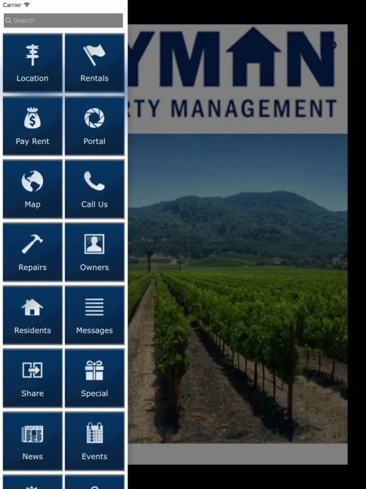 Captures d'écran de Wyman Property Management iPad 