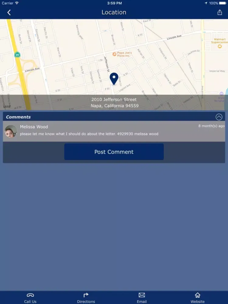 Captures d'écran de Wyman Property Management iPad 