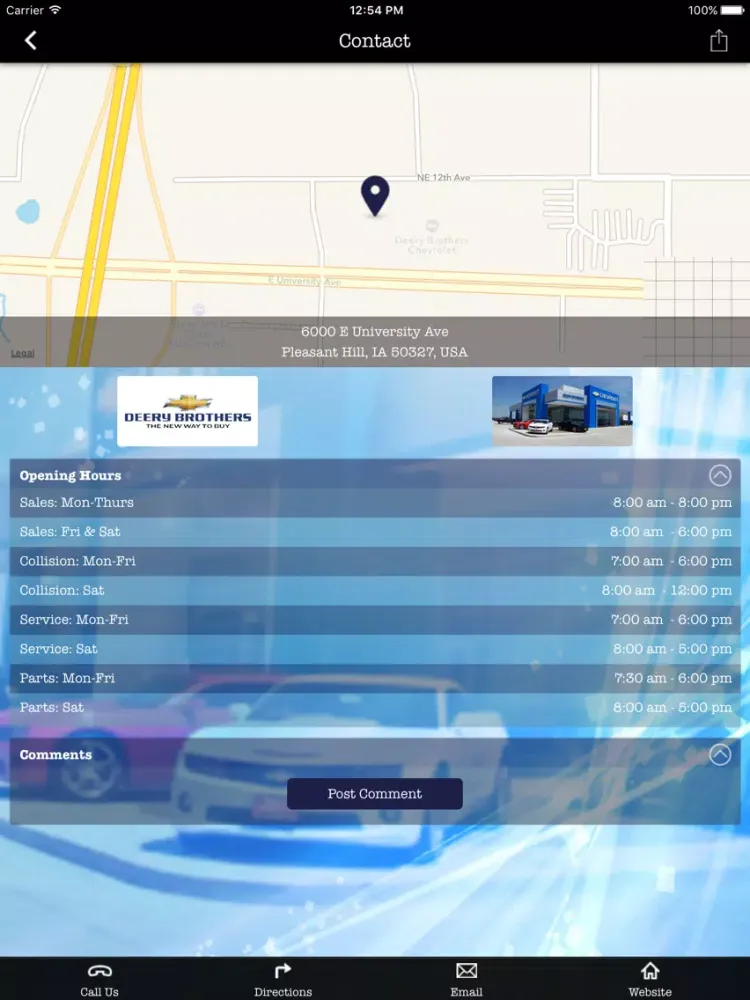 Deery Brothers iPad  Screenshots