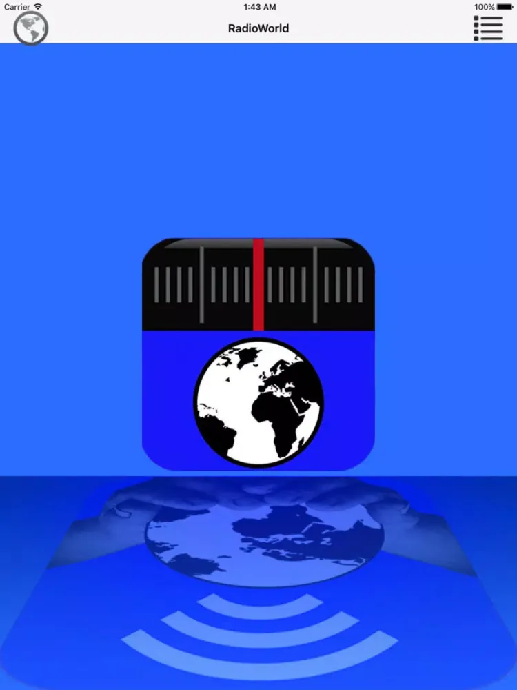 Ảnh chụp màn hình của Radios of the World - in your hands iPad 