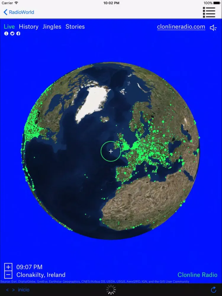 Ảnh chụp màn hình của Radios of the World - in your hands iPad 