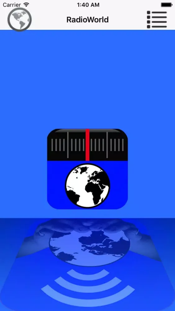 Ảnh chụp màn hình của Radios of the World - in your hands