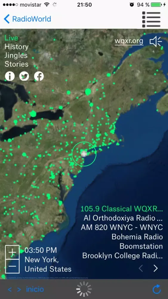Ảnh chụp màn hình của Radios of the World - in your hands