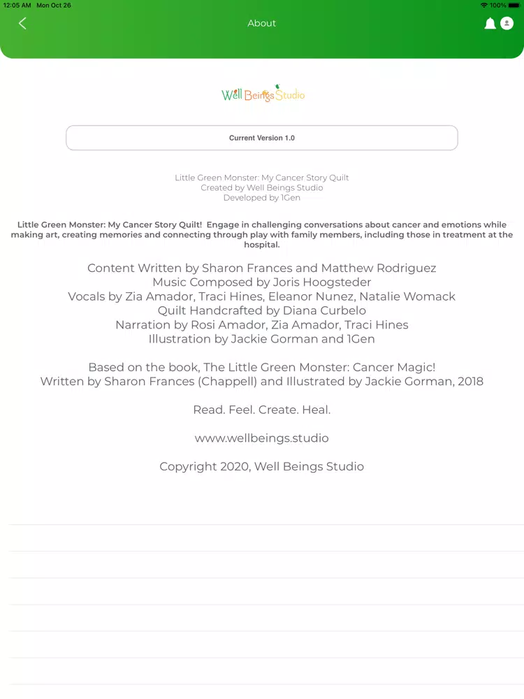 ภาพหน้าจอของ My Story Quilt For Parents iPad 