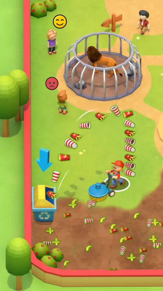 Tangkapan layar Zoo Cleaner Simulator