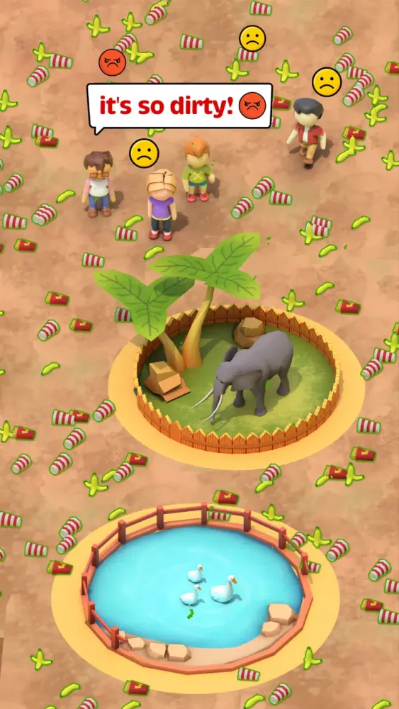 Tangkapan layar Zoo Cleaner Simulator