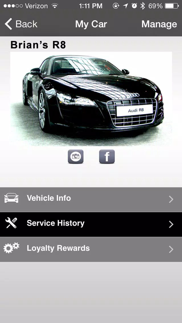 Capturas de tela do Audi Allentown