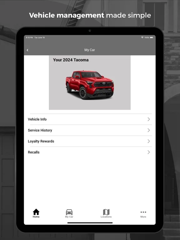 Beaverton Toyota Clear Care iPad 应用截图