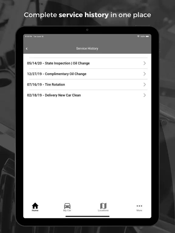 Beaverton Toyota Clear Care iPad 应用截图
