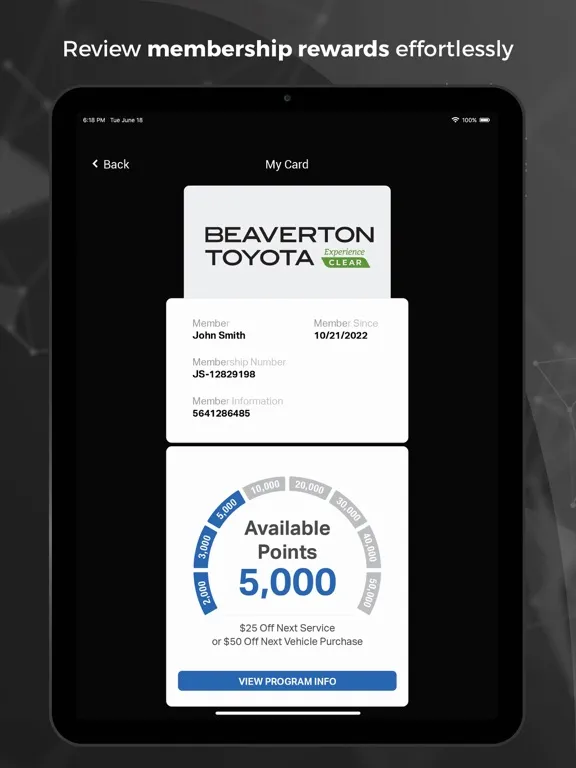Beaverton Toyota Clear Care iPad 应用截图