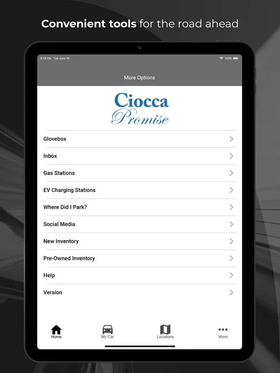 Ciocca Promise iPad  Screenshots