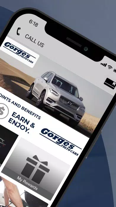 Tangkapan layar Gorges Volvo Rewards
