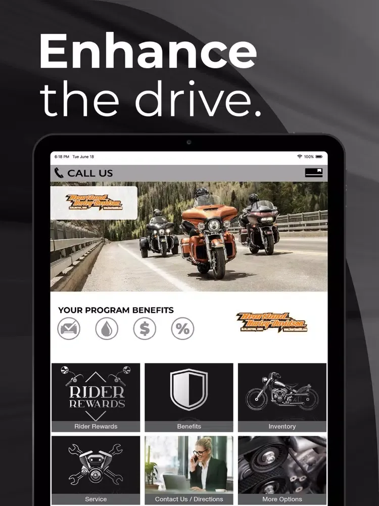 Heartland Harley-Davidson iPad 应用截图