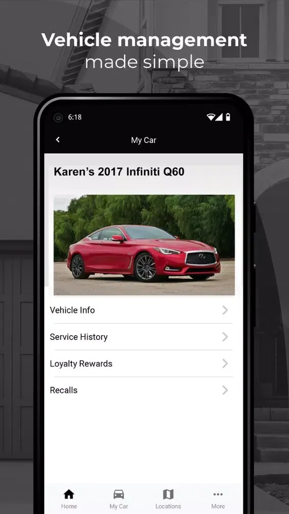 Infiniti VIP Rewards Screenshots