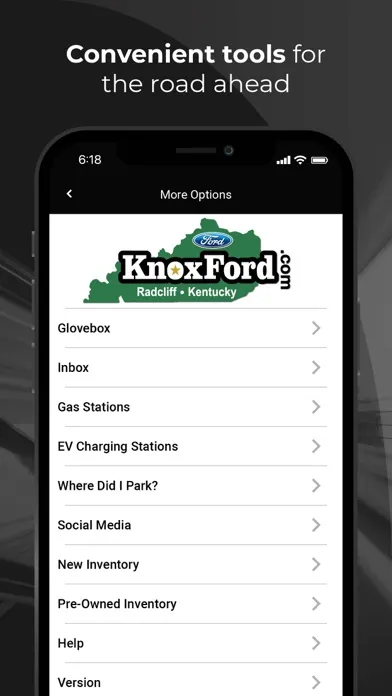 ภาพหน้าจอของ Knox Ford Advantage
