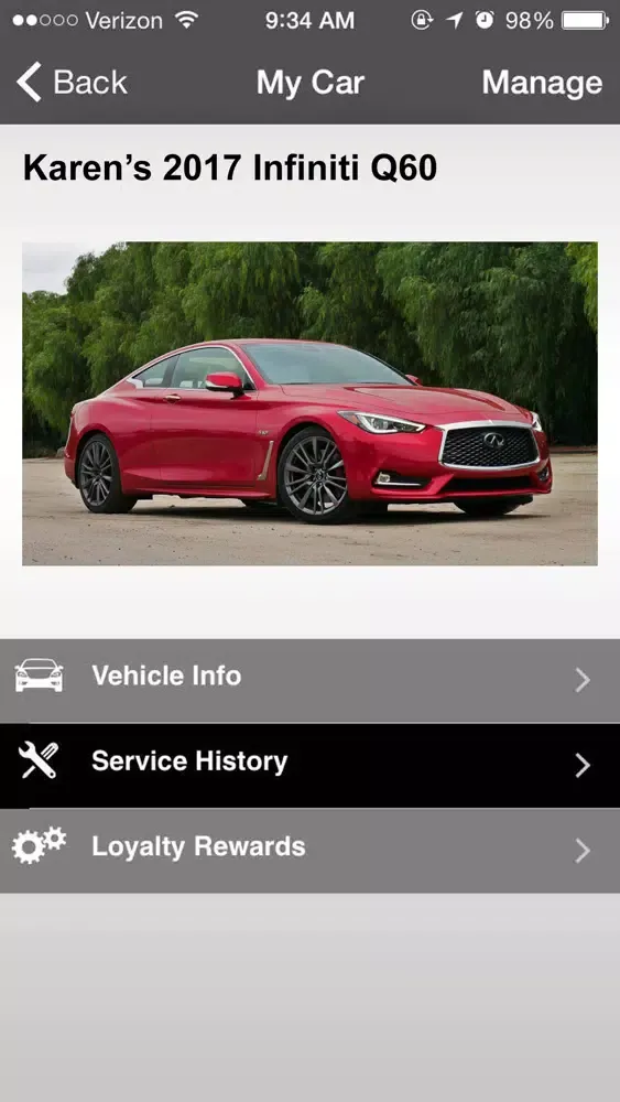 Clear Lake INFINITI Screenshots