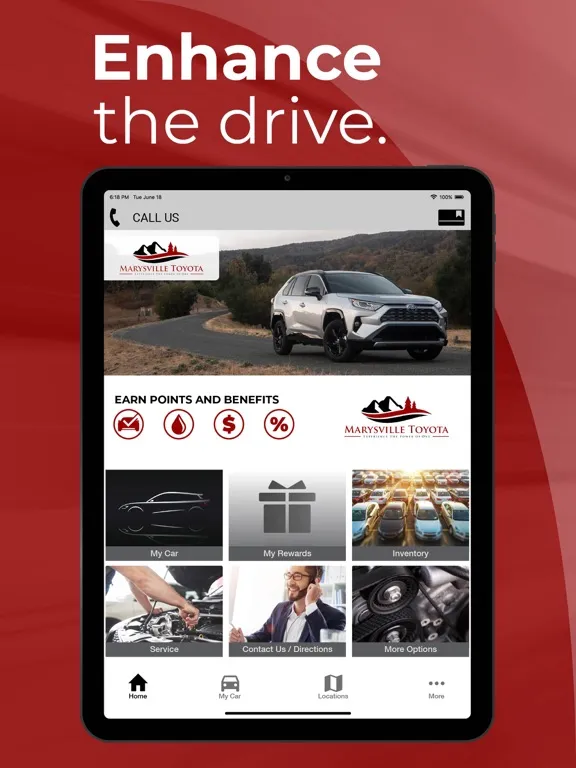 Zrzuty ekranu Marysville Toyota One iPad 