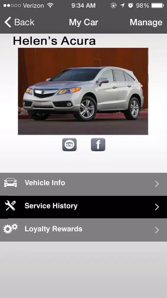 Tangkapan skrin McGrath Acura