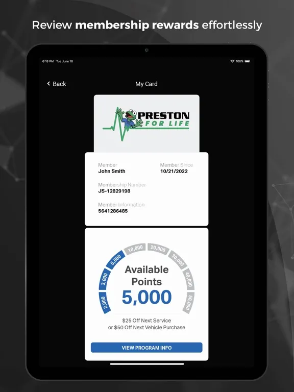 Preston For Life iPad  Screenshots