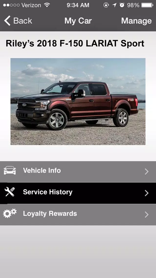 Captures d'écran de My Roberts Ford