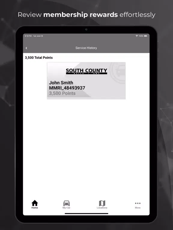 Capturas de tela do South County Rewards iPad 