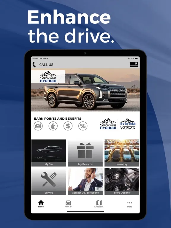 تصاویر Spokane Hyundai iPad 