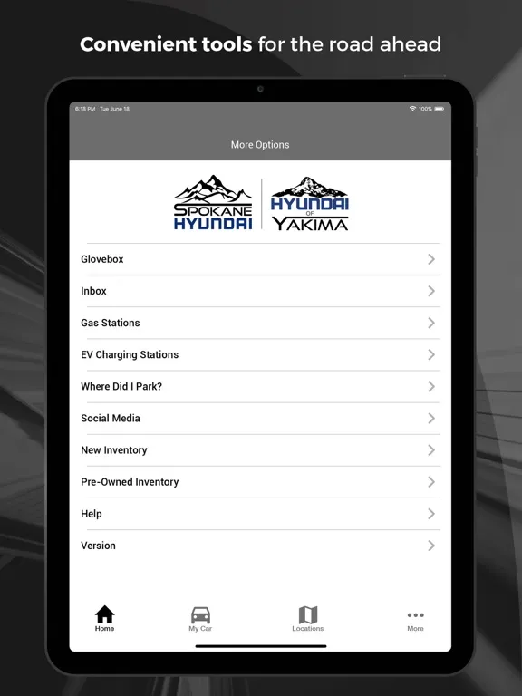 تصاویر Spokane Hyundai iPad 