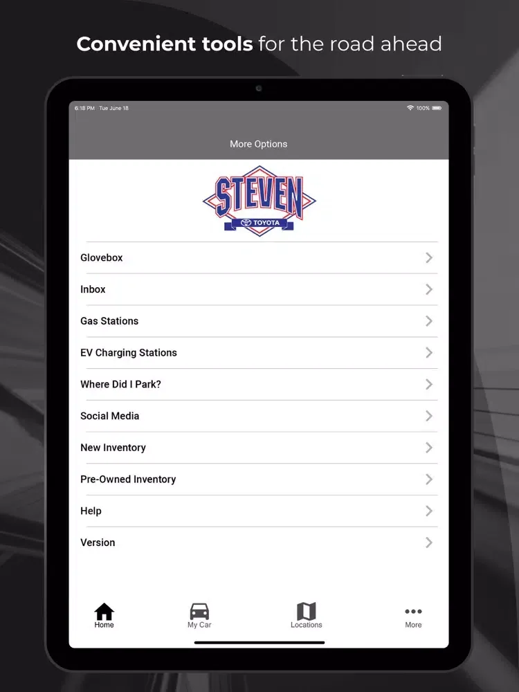 Steven Toyota Solution iPad  スクリーンショット