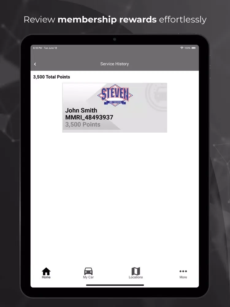Steven Toyota Solution iPad  スクリーンショット