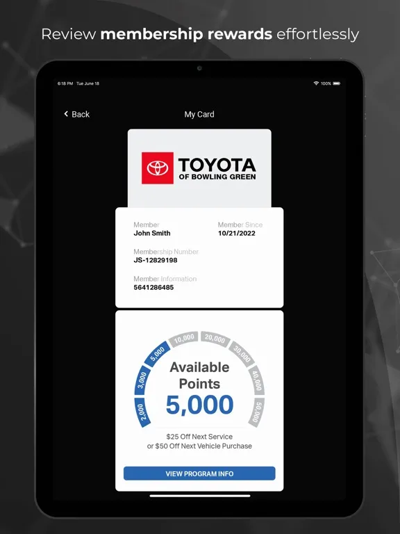 Toyota Bowling Green Advantage iPad  स्क्रीनशॉट