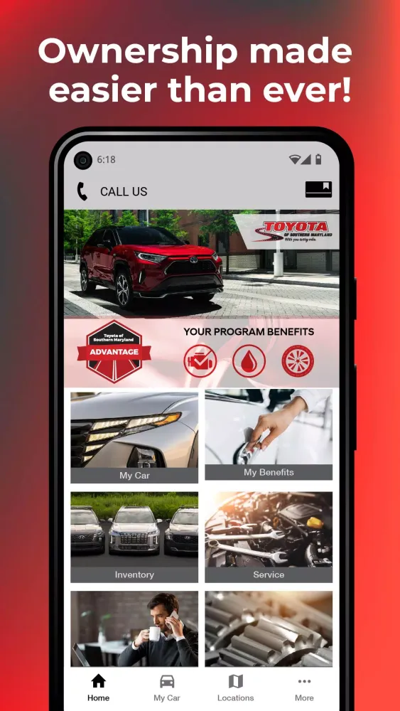 ภาพหน้าจอของ Toyota of Southern Maryland