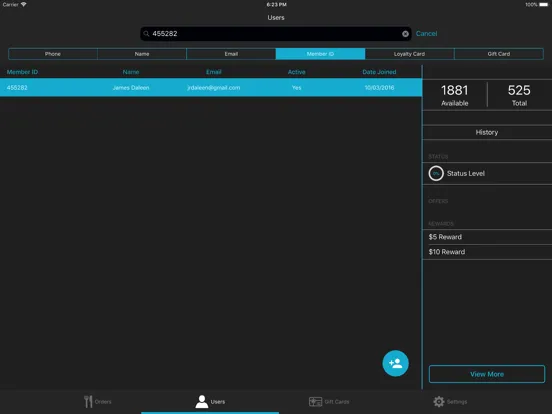 ภาพหน้าจอของ Loyalty Manager - for iPad iPad 