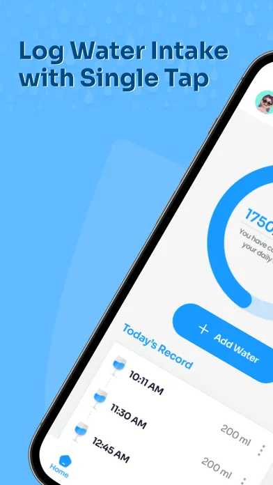 Скриншоты HydraHabit -Water Reminder app