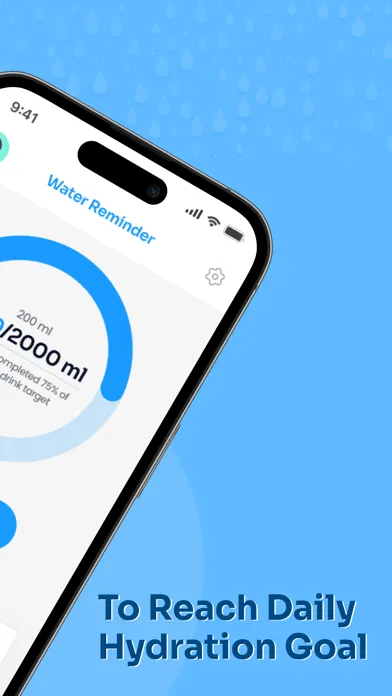 Скриншоты HydraHabit -Water Reminder app