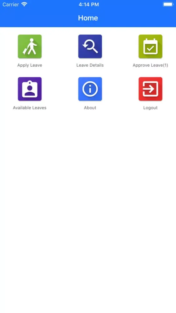 Captures d'écran de Mobile Aspects LeaveManagement