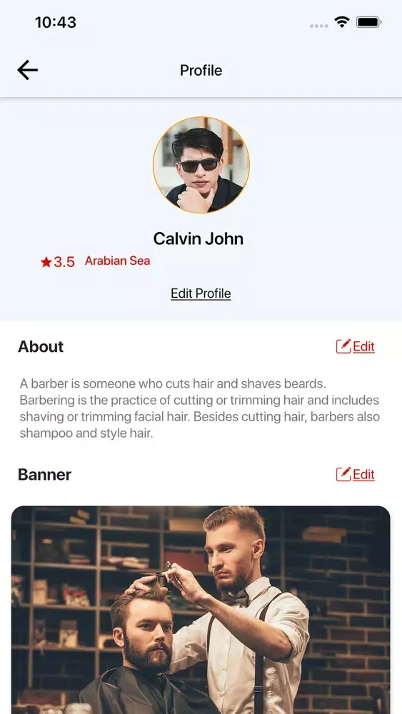 The Mobile Barber - Barber Screenshots