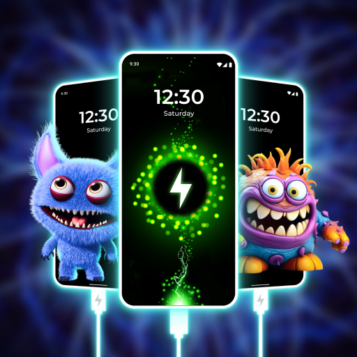 Battery Charging Animation 3D