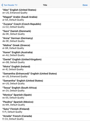 Text Reader - Language Pronunciation TTS (Text-to-Speech) iPad  Screenshots