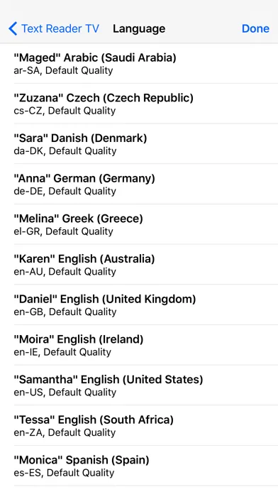 Text Reader - Language Pronunciation TTS (Text-to-Speech) Screenshots