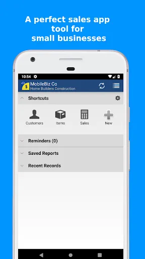 ภาพหน้าจอของ Mobilebiz Co: Invoice Maker