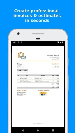 ภาพหน้าจอของ Mobilebiz Co: Invoice Maker