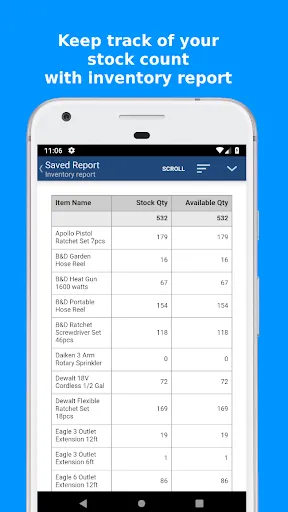 ภาพหน้าจอของ Mobilebiz Co: Invoice Maker