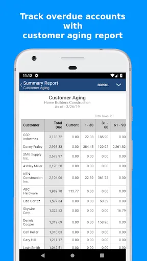 ภาพหน้าจอของ Mobilebiz Co: Invoice Maker